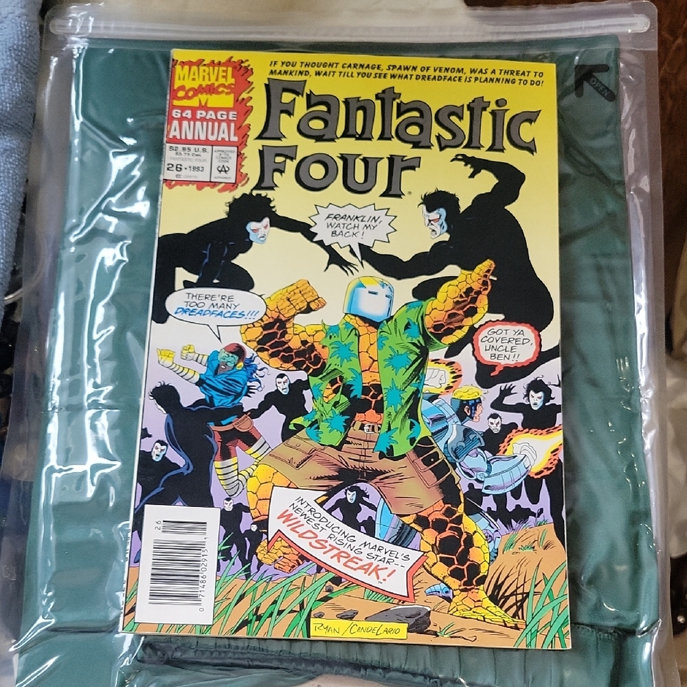 Marvel Fantastic Four Annual Comic with Bold Colors